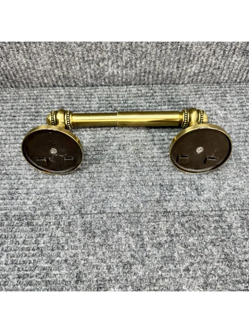 Brass Gold Tone Bath Hardware Set Hand Towel Hook Ring Toilet Paper Holder Lot
